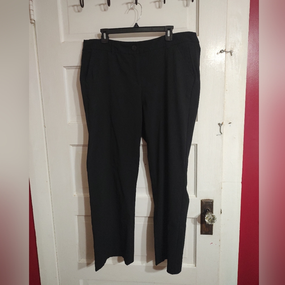 Lane Bryant Classic Black Trousers